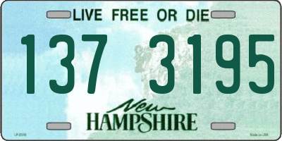 NH license plate 1373195