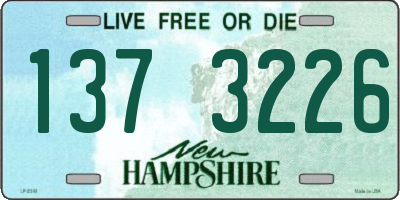 NH license plate 1373226