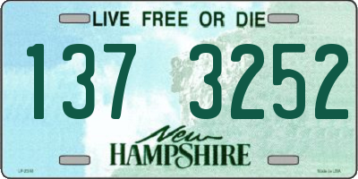 NH license plate 1373252