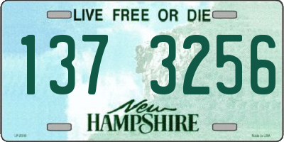 NH license plate 1373256