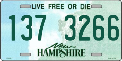 NH license plate 1373266