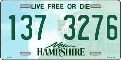 NH license plate 1373276