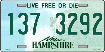 NH license plate 1373292