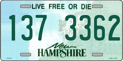 NH license plate 1373362