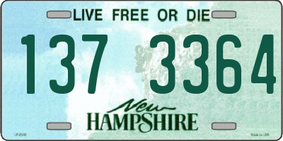 NH license plate 1373364