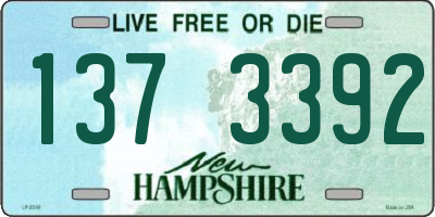 NH license plate 1373392