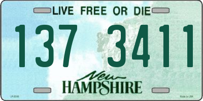 NH license plate 1373411