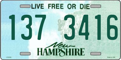 NH license plate 1373416