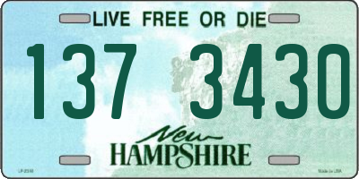 NH license plate 1373430