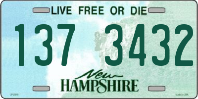 NH license plate 1373432