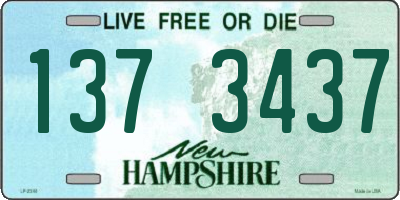 NH license plate 1373437