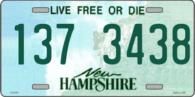NH license plate 1373438