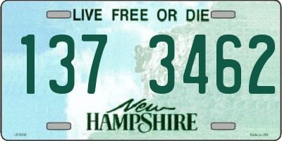 NH license plate 1373462