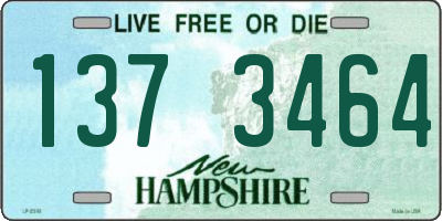 NH license plate 1373464