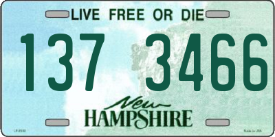 NH license plate 1373466