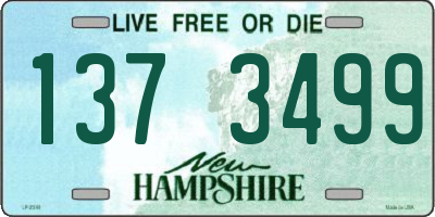 NH license plate 1373499