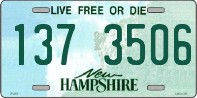 NH license plate 1373506