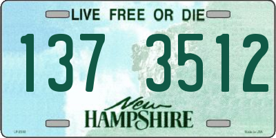 NH license plate 1373512
