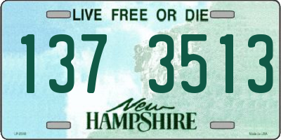 NH license plate 1373513