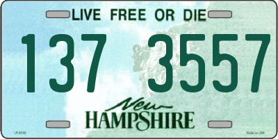 NH license plate 1373557
