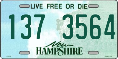 NH license plate 1373564