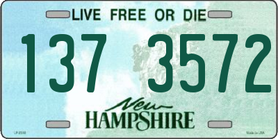 NH license plate 1373572