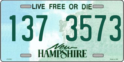 NH license plate 1373573