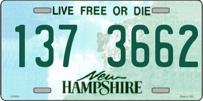 NH license plate 1373662