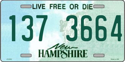 NH license plate 1373664