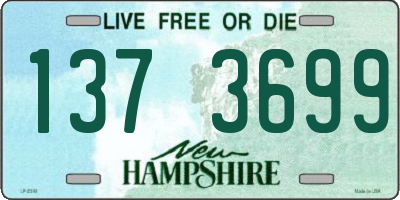 NH license plate 1373699