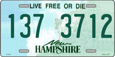 NH license plate 1373712