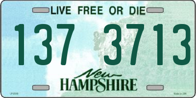 NH license plate 1373713