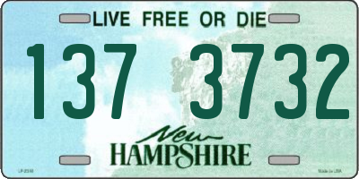 NH license plate 1373732