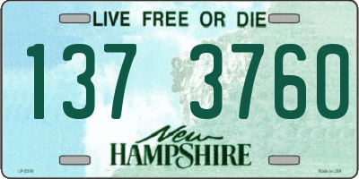 NH license plate 1373760