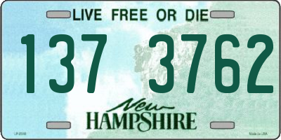 NH license plate 1373762