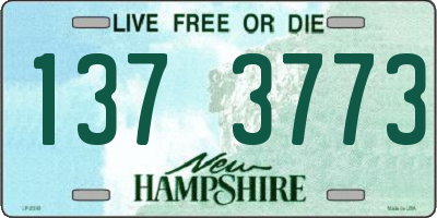 NH license plate 1373773