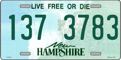 NH license plate 1373783