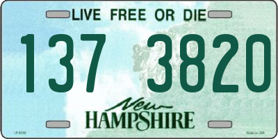 NH license plate 1373820