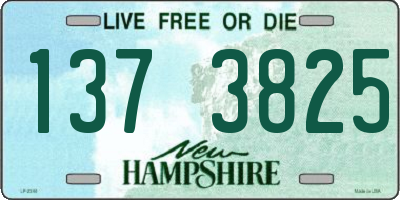 NH license plate 1373825