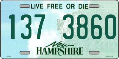NH license plate 1373860