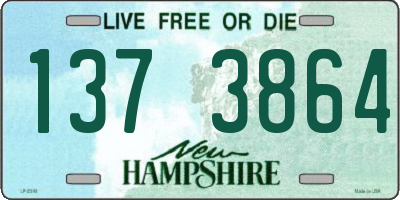 NH license plate 1373864