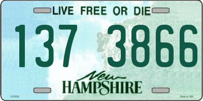NH license plate 1373866