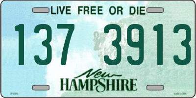 NH license plate 1373913