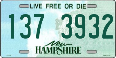 NH license plate 1373932