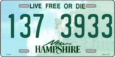 NH license plate 1373933