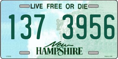 NH license plate 1373956