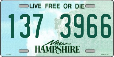NH license plate 1373966