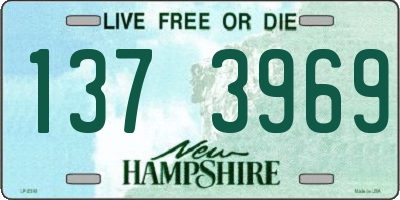 NH license plate 1373969