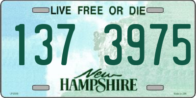 NH license plate 1373975