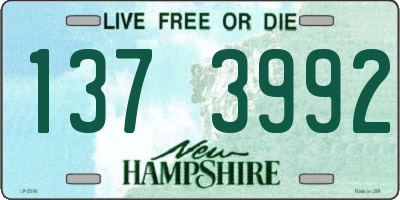 NH license plate 1373992